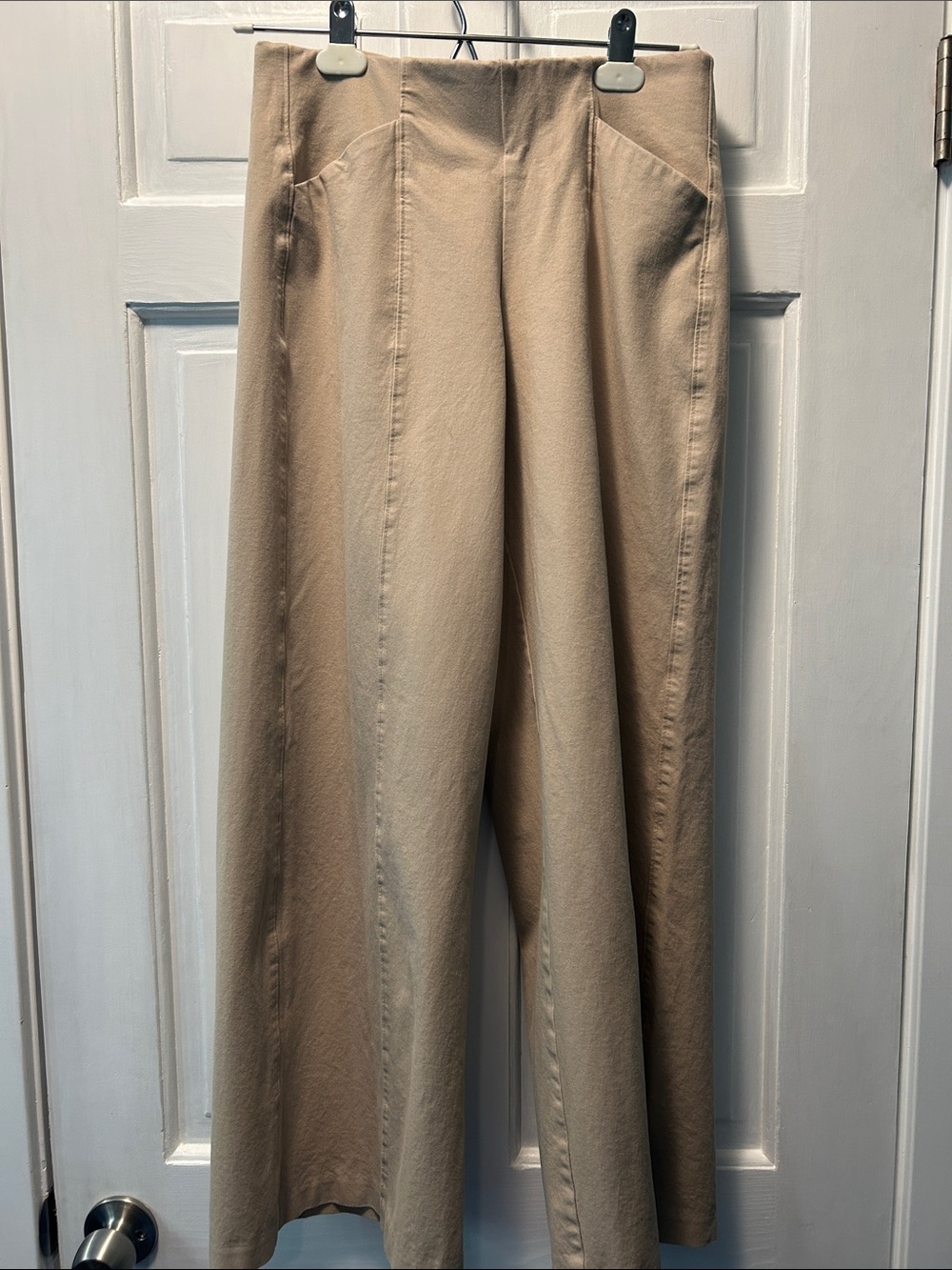 Old Navy Tan Wide-Leg Chinos
